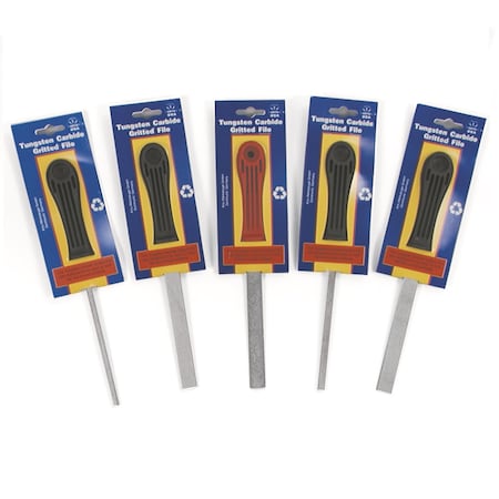 Artu Tungsten Carbide Grit File, 6", Flat/Fine 02942